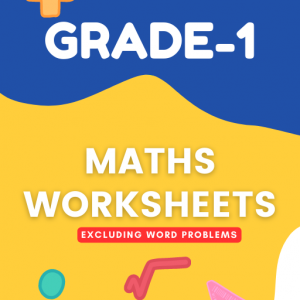 First Grade Math Worksheets - Excluding Word Problems