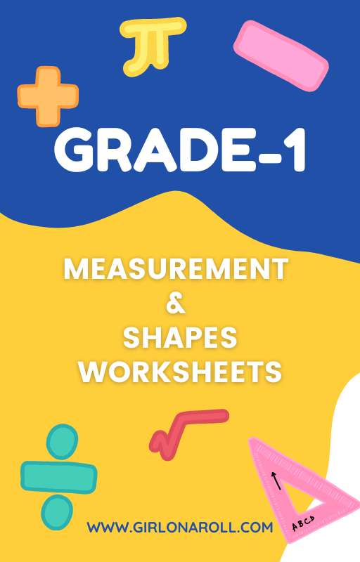 Measurement & Shapes: 1st Grade Math Worksheet