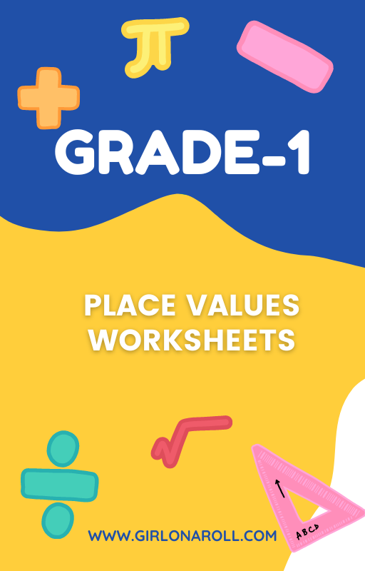 Place Values: 1st Grade Math Worksheet Place Values